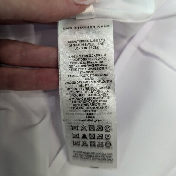 Christopher Kane Floral Midi Skirt | Recycled Satin | Runway - Picture 8 of 9